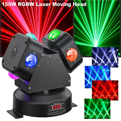 150W Laser Moving Head Stage Light RGBW LED Spot DMX DJ Disco Party Light Effect • $129.19