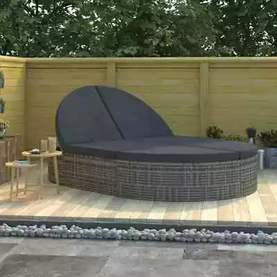 Itzcominghome Rattan Garden Daybed Set Patio Bed 2SEAT SUN Lounger With Cushion • £416.67