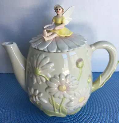 Fairy And Daisy Teapot - Winterthur Collection - J. Willfred - Andrea By Sadek • $34.99