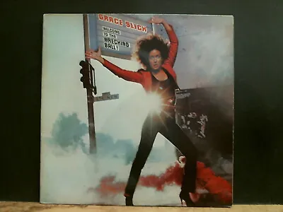 £10 • Buy GRACE SLICK  Welcome To The Wrecking Ball LP  Jefferson Airplane Solo  1981