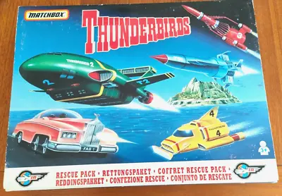 Vintage 1993 Matchbox Thunderbirds Rescue Pack Playset. 100% Trusted EBay Seller • $229