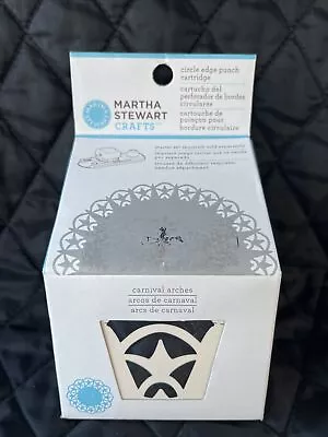 Martha Stewart Paper Punch Crafts Circle Edge Carnival Arches Cartridge • $9.50