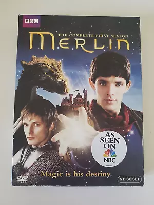Merlin The Complete First Season DVD BBC 2010 Magic/Adventure TV  • $7.39
