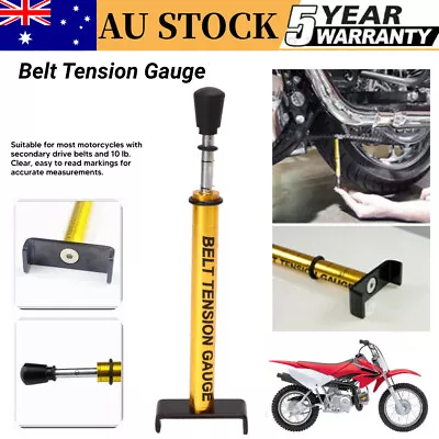 Motorcycle Chain Belt Tension Gauge Belt Tensioner Tool Kit For Harley-Davidson • $23.73