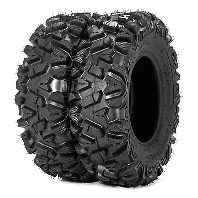 2 Front 25x8-12 ATV Tires 6Ply 25x8x12 UTV Tires 25 8 12 All Terrain Tyre • $109.95