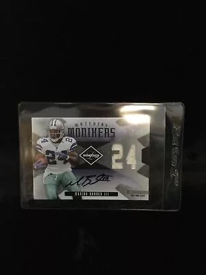 2008 Donruss Leaf Limited Material  Monikers Marion Barber III Auto Patch /50 • $30