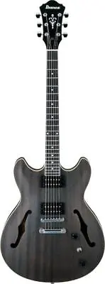 Ibanez Artcore AS53 SemiHollow Electric Guitar Transparent Black Electric Guitar • $349.99