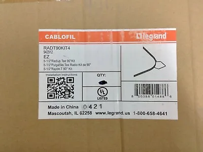 Cablofil / Legrand RADT90KIT4 5-1/2  T 90 Kit **Free Shipping** • $41