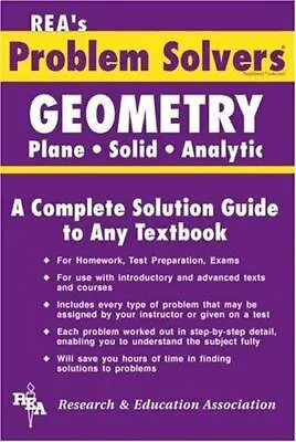 Geometry - Plane Solid & Analytic Problem Solver • $7.91