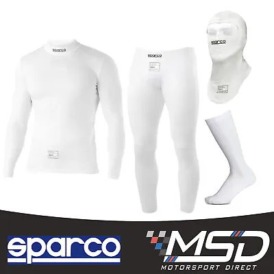 Sparco RW-4 FIA 8856-2018 Approved Underwear Set Top Bottoms Balaclava Socks • £210