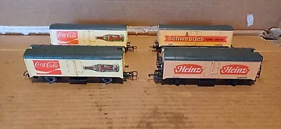 Lima HO Gauge Refrigerator Van Coca Cola X2 Schweppes Heinz Job Lot X4 Free P&P • $29.04