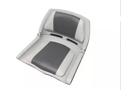 £40 • Buy  Folding Boat Seat In Charcoal And Grey (Marine Yacht Fishing Speedboat Rib)