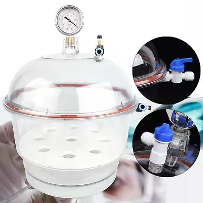 $59.01 • Buy 150mm Desiccator Vacuum Polycarbonate Vacuum Desiccator Labs Dessicator Dryer US