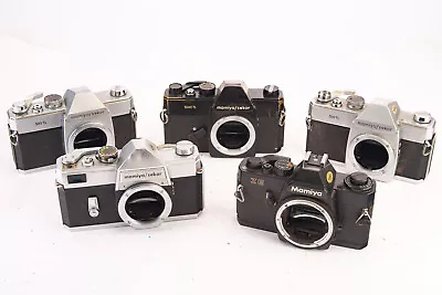 Lot Of 5 Mamiya Sekor 35mm Film Cameras 1000TL 500TL ZE For Parts Repair V15 • $57.75