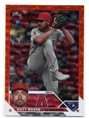 Matt Moore 2023 Topps Update Orange Foil #/299 Parallel SSP Los Angeles Angels • $2.99