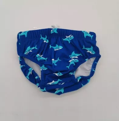 Playshoes Boys Toddler Shark Swimming Pants Trunks Briefs 6-12 Months • £4.99