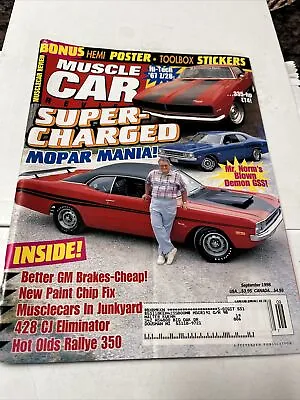 Muscle Car Review Magazine September 1998 • $4