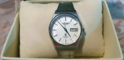 $2478.79 • Buy CITIZEN CRYSTRON 4 MEGA (Cal.7370D) High-accuracy Quartz Wristwach