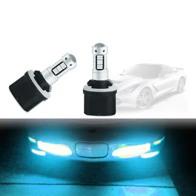 For 1997-2004 Corvette C5 Ice Blue 30-SMD LED Front Fog Driving Lamps Lights Set • $12.99