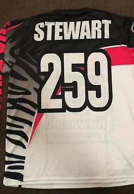 Custom Design Jersey Motocross Supercross Team Kawasaki James Stewart 259 Kx125. • $36.59