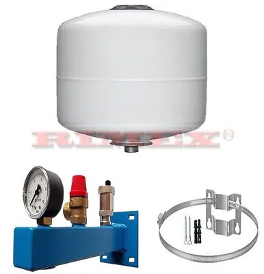 Expansion Vessel For Domestic Hot Water 5l 8l 12l 18l 24l Safety Group Bracket • £46.37