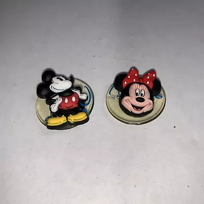 Jibbitz Crocs Shoe Charms DISNEY Lot Of 2 Mickey & Minnie Mouse • $10