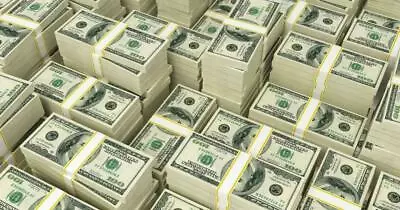 $44.99 • Buy MONEY STACKS GLOSSY POSTER PICTURE PHOTO BANNER Cash 100 Dollars Bills 4205