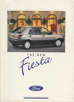 CAR BROCHURE: FORD FIESTA - MARCH 1989 (POPULAR/POPULAR PLUS/L/LX/GHIA/S/XR2i) • £9.99