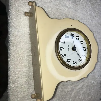 Vintage Rare 1940’s Bakelite Mantle/Desk Clock Antique Working Tested • $29.95