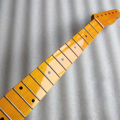 DIY Electric Guitar Neck Canada Maple 22 Frets For Tele Style TL Replacement DIY • $67.99