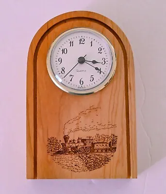 Maple Landmark Train Clock • $32.94