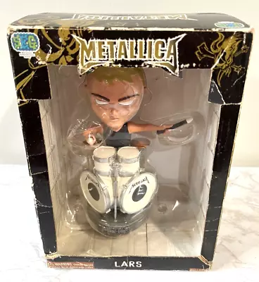 Metallica Lars Ulrich Bobble Head Figure 2003 SEG Drumkit! James Hetfield RARE! • $115.99