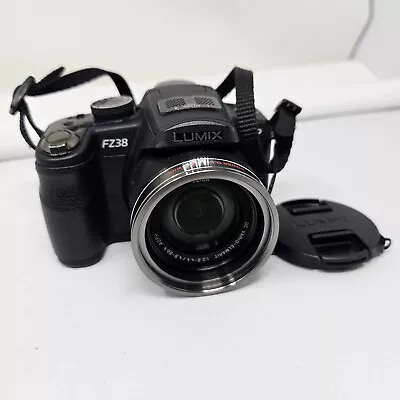 Panasonic Lumix Camera FZ38 HD 18X Optical Zoom 12 MP Tested • £29.99