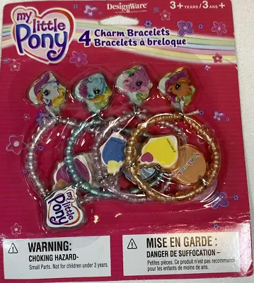 My Little Pony Charm Bracelet Party Favors 4 Vintage Hasbro 2003 • $29.98