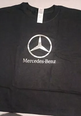 XL New Mens Gildan Mercedes-benz  Automotive Sport Logo Black Shirt • $18.99