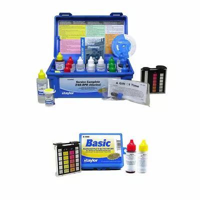 $157.99 • Buy Taylor K-2006C Complete Swimming Pool Chlorine Test Kit W/ Additional Basic Kit