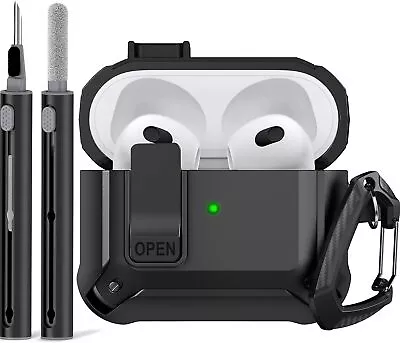 AirPods 3rd Gen Case Cover With Cleaner Kit Military Case For Apple AirPods 3RD • $24.98