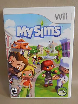 MySims (Nintendo Wii 2007) Complete W/ Manual CIB My Sims Clean Tested  Working • $8.99