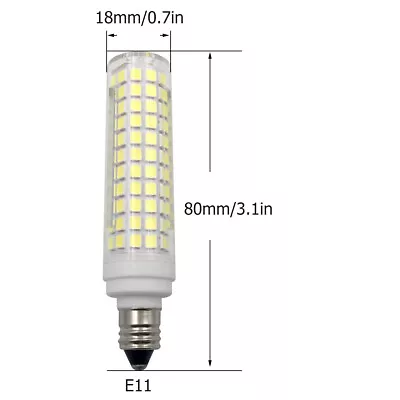 E11 LED Bulb 10W 110V 136-2835 SMD Ceramics Ceiling Fan Light Equivalent 100W • $8.54