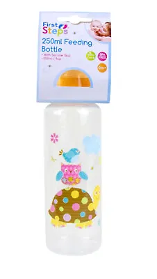 £5.49 • Buy 250ml Baby Feeding Bottle BPA Free Plastic Cute Design Baby Bottles