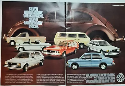 1981 Volkswagen Vintage Print Ad Beetle Rabbit Vanagon Jetta Scirocco Dasher Bug • $9.59