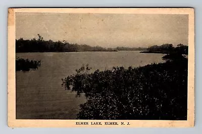 Elmer NJ-New Jersey Scenic View Of Elmer Lake Antique Vintage Postcard • $7.99