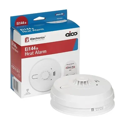 £25.35 • Buy Aico Mains Ionisation Smoke Alarm Heat Alarm Radio Link Bases Ei-146e Ei-144rc