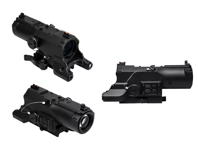 VISM ECO MOD2 Scope 4x34 UTR W/ NAV Lights & Laser QR Hunting Sight Scope BLK • $229.99