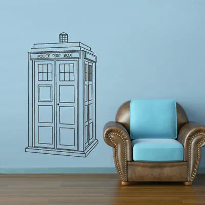 £61.05 • Buy Wall Decal Vinyl Sticker Bedroom Doctor Who Tardis Police Box LARGE SIZE (Z2651)