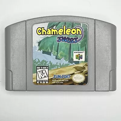 Chameleon Twist Authentic N64 (Nintendo 64 1997) Tested & Working • $29.50