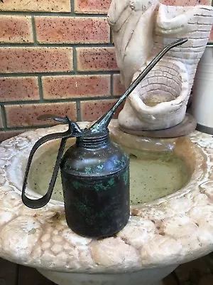 ORIGINAL VINTAGE THUMB PUMP OIL CAN. Sold As Is • $35