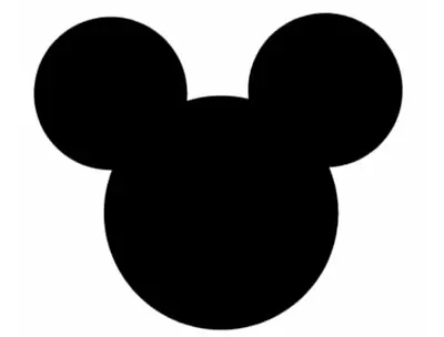 Mickey Mouse Disney Vinyl Decal Sticker Logo Ears Shape Truck Car Window- • $2.99