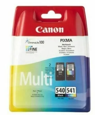 Canon Genuine Ink Cartridges PG-540/CL-541 - Pack Of 2 Multi-Coloured • £40