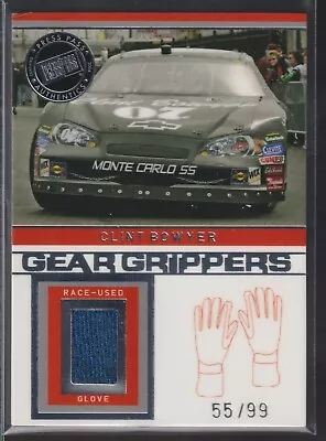 2006 Stealth Gear Grippers Race-Used Glove #'d/99 * CLINT BOWYER • $99.99